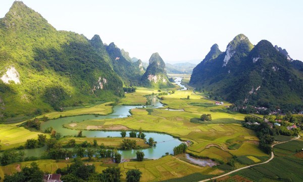 Paysages de Cao Bang au Vietnam Cao Bang au Vietnam